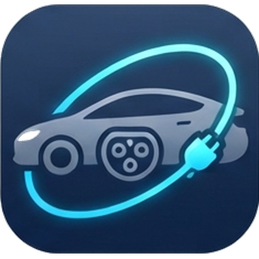 Ilustración de coche eléctrico o híbrido