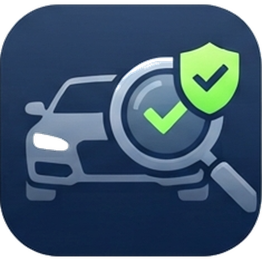 Ilustración de inspección de coche usado